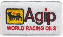 Agip World Racing Oils stoffen opstrijk patch