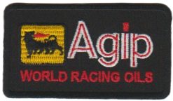 Agip World Racing Oils stoffen opstrijk patch