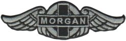 Morgan Applikation zum Aufbügeln