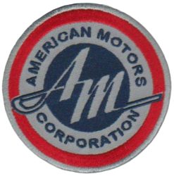 AM American Motors Corp. patch thermocollant en tissu