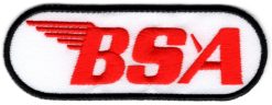 BSA stoffen opstrijk patch