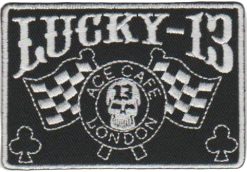 Ace Cafe London Lucky 13 Applikation zum Aufbügeln