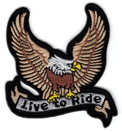 Eagle Live to Ride Applikation zum Aufbügeln