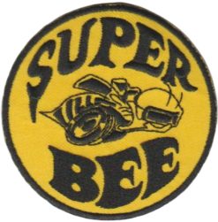 Dodge Super Bee Applikation zum Aufbügeln