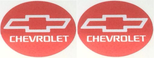 Chevrolet metallic sticker set rond