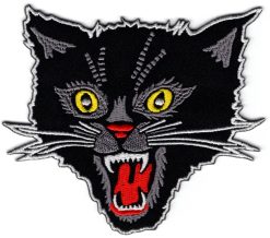 Black Cat stoffen opstrijk patch