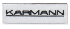 Karmann stoffen opstrijk patch