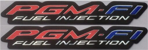 PGM-FI Fuel Injection metallic sticker set