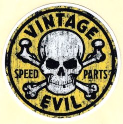 Sticker Vintage Evil Speed Shop