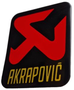 Akrapovic aluminium uitlaatplaatje
