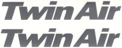 Ensemble d'autocollants Twin Air