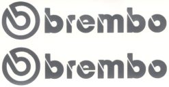 Ensemble d'autocollants Brembo