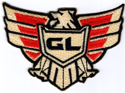 Goldwing Applikation zum Aufbügeln