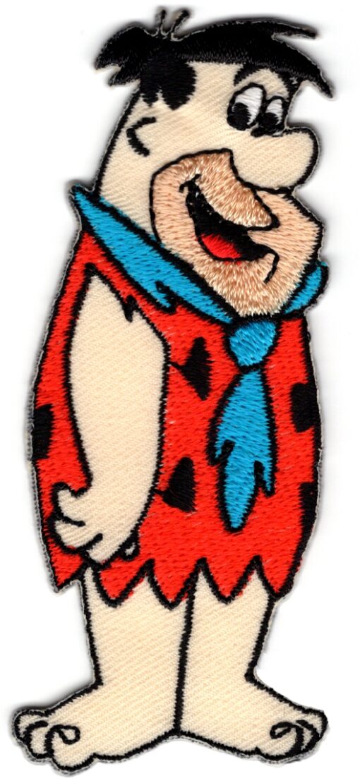 Fred Flintstone stoffen opstrijk patch