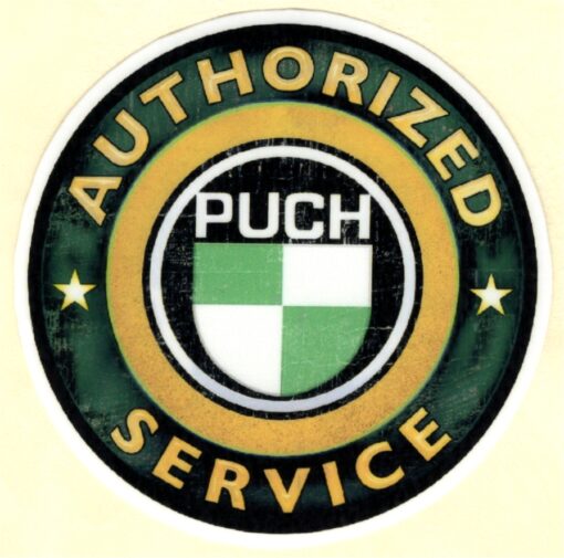 Puch Authorized Service sticker