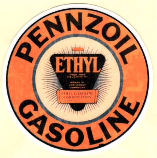 Pennzoil Gasoline sticker