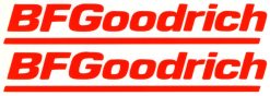 BF Goodrich sticker set