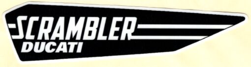Ducati Scrambler rechts sticker