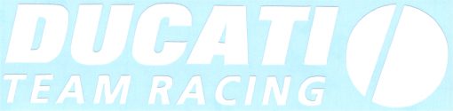 Ducati Team Racing sticker