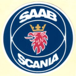 Saab Scania sticker