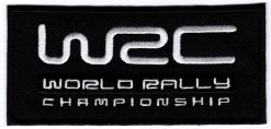 WRC World Rally Championship Stoffaufnäher zum Aufbügeln