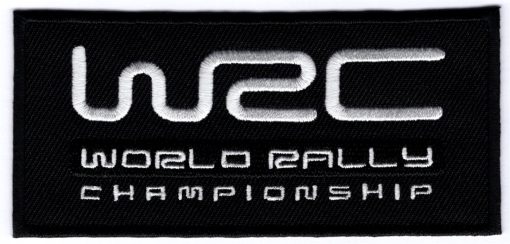 WRC World Rally Championship Stoffaufnäher zum Aufbügeln