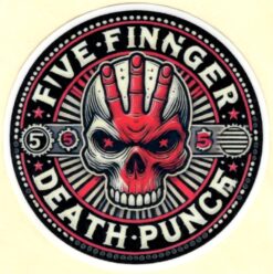 Five Finger Death Punch sticker