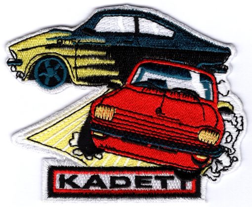 Opel Kadett stoffen opstrijk patch