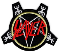 Slayer-Applikation zum Aufbügeln