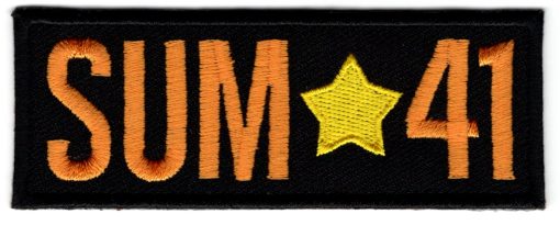 Sum 41 stoffen opstrijk patch