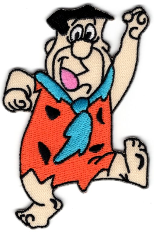Fred Flintstone stoffen opstrijk patch
