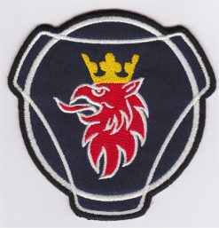 Aufnäher aus Scania-Stoff zum Aufbügeln