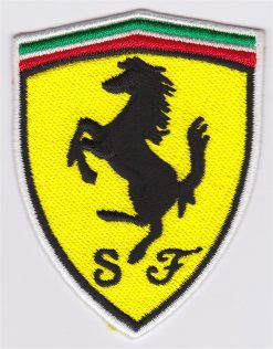 Ferrari stoffen opstrijk patch