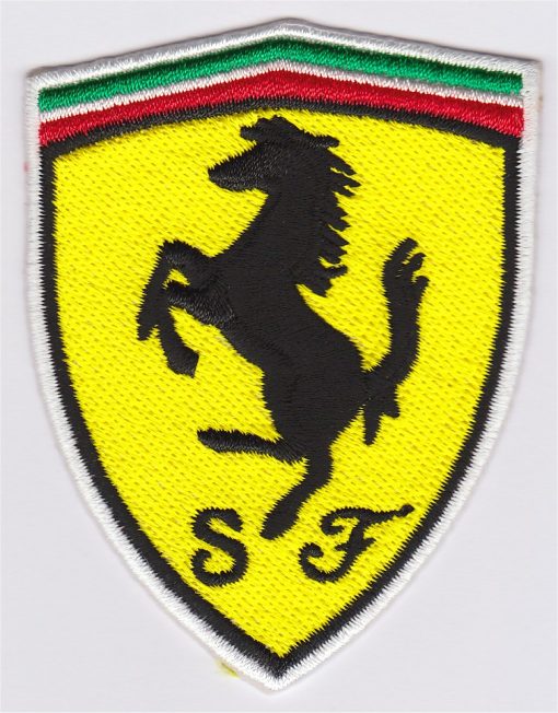 Ferrari stoffen opstrijk patch