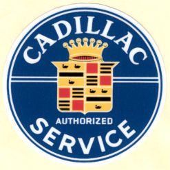 Cadillac Authorized Service sticker