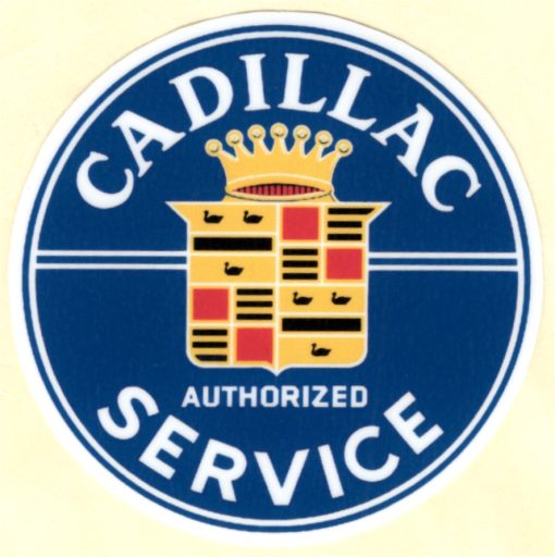 Cadillac Authorized Service sticker