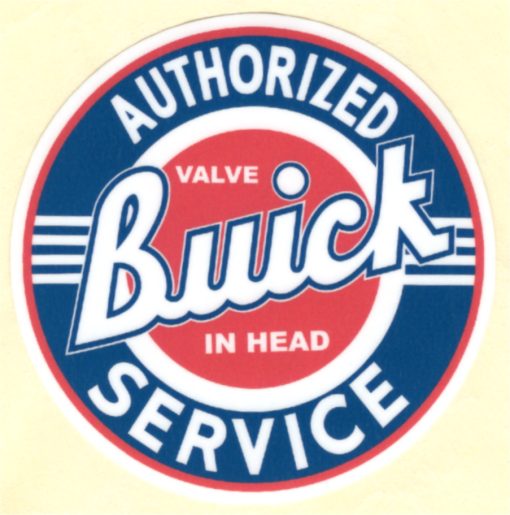 Buick Authorized Service sticker