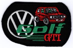 Golf GTI stoffen opstrijk patch