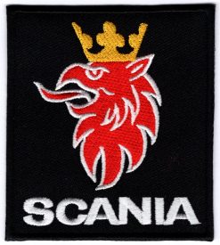 Aufnäher aus Scania-Stoff zum Aufbügeln