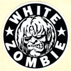 White Zombie sticker