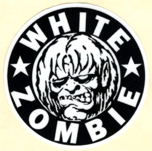 White Zombie sticker