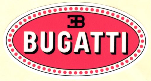 Bugatti sticker