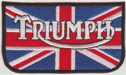 Triumph stoffen opstrijk patch