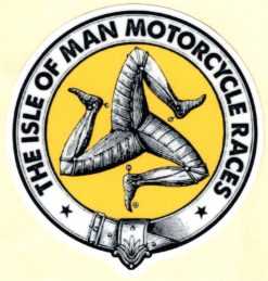 Isle of MAN Motorcycles sticker