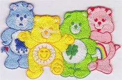Troetelbeertjes stoffen opstrijk patch
