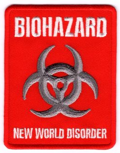 Biohazard New World Disorder stoffen opstrijk patch