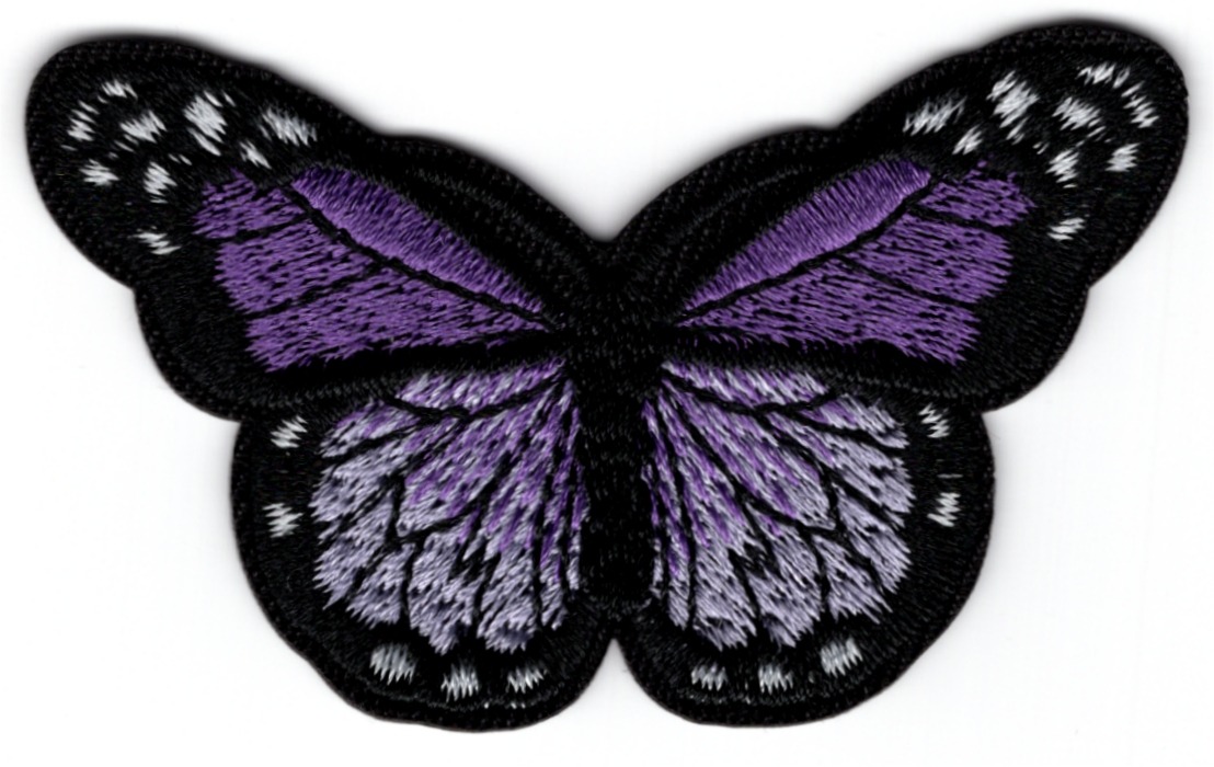 Vlinder stoffen opstrijk patch