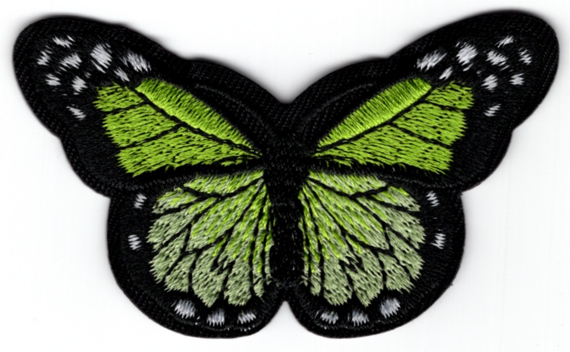 Vlinder stoffen opstrijk patch