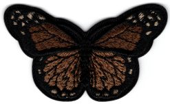Schmetterling-Applikation zum Aufbügeln