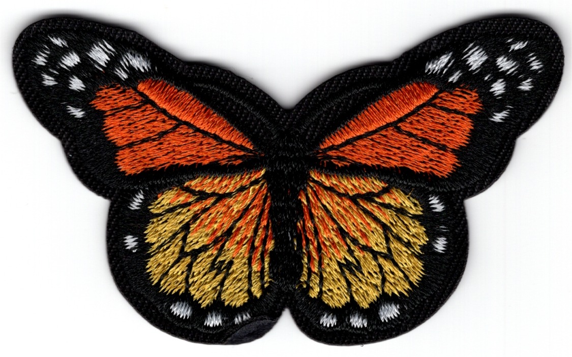 Vlinder stoffen opstrijk patch